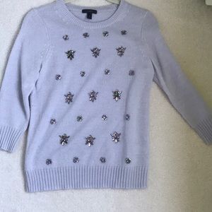 J. Crew Jeweled Sweater